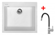 Sinks CUBE 560 Milk + Flexia 
